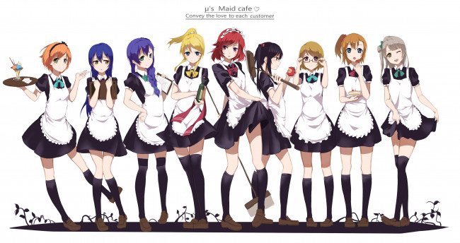 Обои картинки фото love live, аниме, *unknown , другое, под, мороженое, sonoda, umi, nishikino, maki, minami, kotori, love, live, school, idol, project, gensou, kuro, usagi, арт, kousaka, honoka, koizumi, hanayo, ayase, eri, бутылка, девушки, yazawa, nico, toujou, nozomi