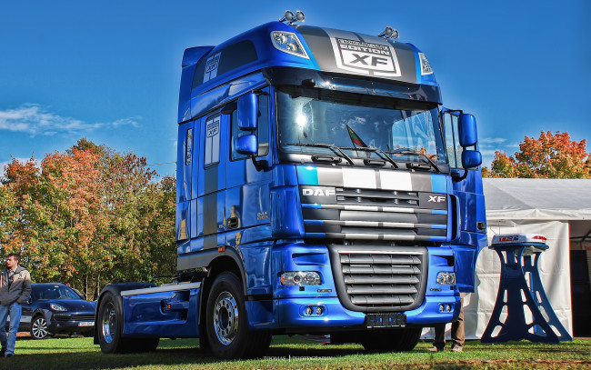 Обои картинки фото daf xf, автомобили, daf, тяжёлый, тягач, седельный, грузовик