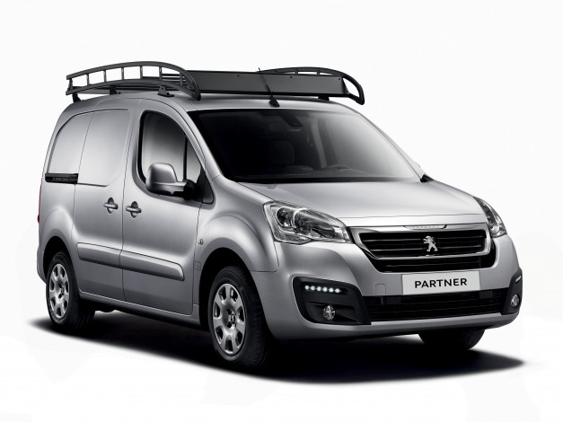 Обои картинки фото автомобили, peugeot, partner, 2015г, van