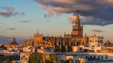 Картинка города севилья+ испания панорама