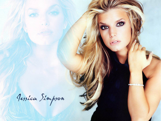 Обои картинки фото Jessica Simpson, девушки