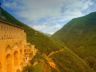 обоя benedict, monastery, города, католические, соборы, костелы, аббатства