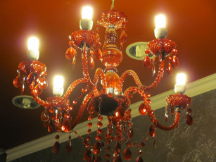 Картинка разное осветительные приборы оранжевые подвески лампы