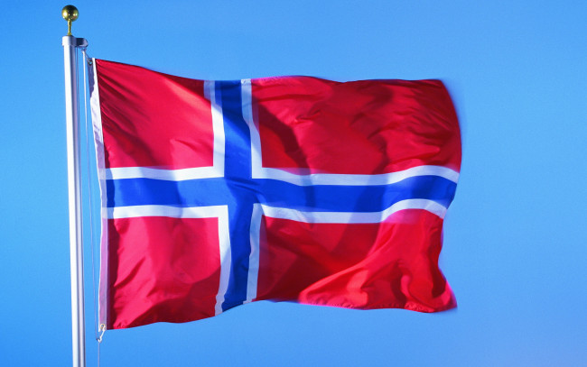 Обои картинки фото разное, флаги, гербы, флаг, норвегия