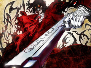 Картинка аниме hellsing алукард alucard вампир