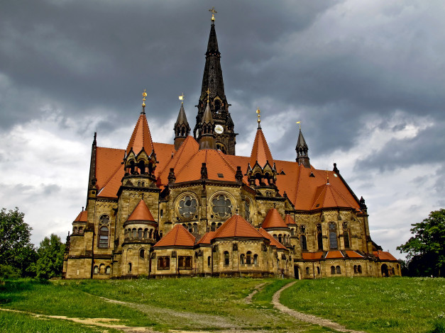 Обои картинки фото германия, дрезден, garnisonkirche, st, martin, города, храм