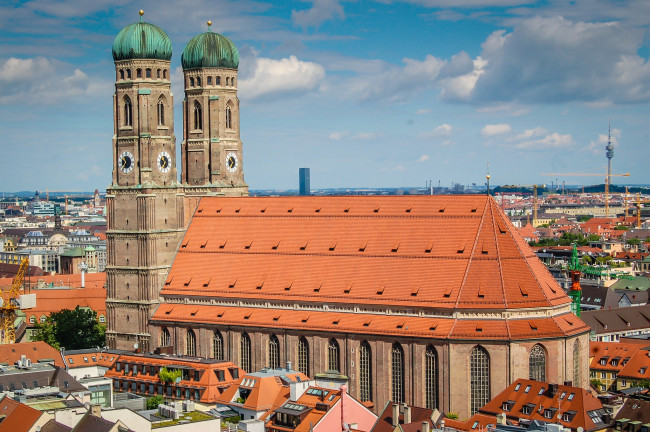 Обои картинки фото мюнхен, германия, города, католические, соборы, костелы, аббатства, собор