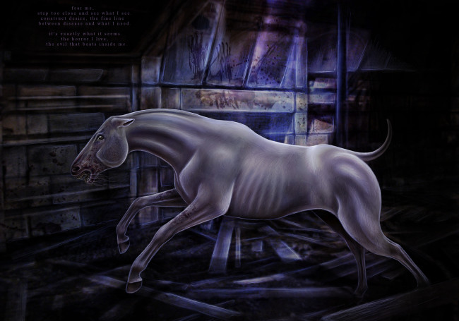 Обои картинки фото рисованные, животные, сказочные, мифические, лошадь