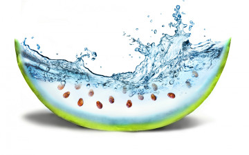 Картинка разное компьютерный+дизайн семечки креатив вода арбуз watermelon