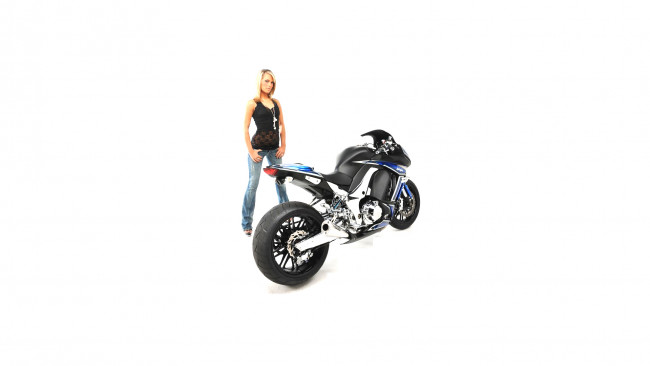 Обои картинки фото moto girl, мотоциклы, мото с девушкой, girl, moto