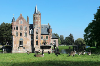 обоя wissekerke castle, belgium, города, замки бельгии, wissekerke, castle