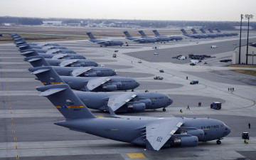 обоя авиация, военно-транспортные самолёты, boeing, c17, globemaster, three, военный, самолет, военно, воздушные, силы, cша