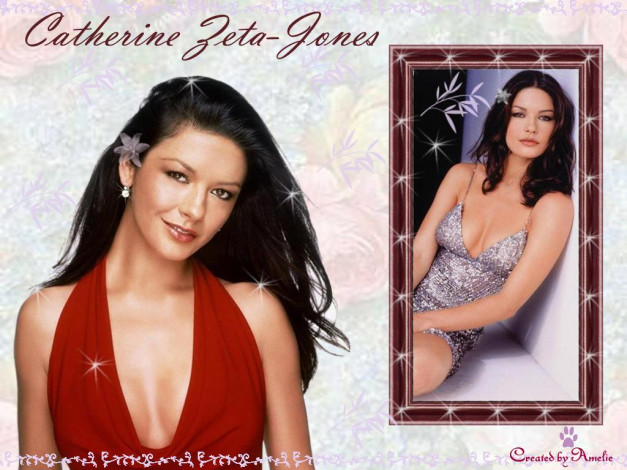 Обои картинки фото Catherine Zeta Jones, девушки
