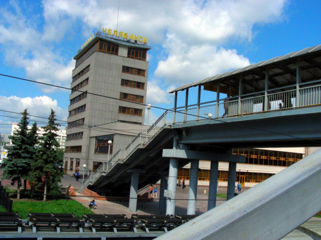 Обои картинки фото Челябинск, города, мосты
