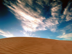 обоя природа, пустыни, облака, небо, песок