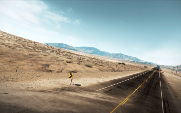 Картинка природа дороги пустыня разметки