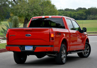 Картинка автомобили ford 2014г xlt f-150 supercrew красный