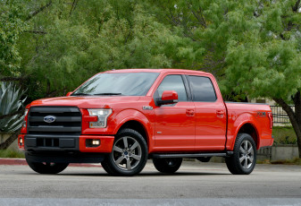 Картинка автомобили ford красный 2014г xlt f-150 supercrew