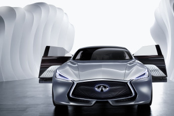 обоя автомобили, infiniti, inspiration, 2014г, concept, q80, серый