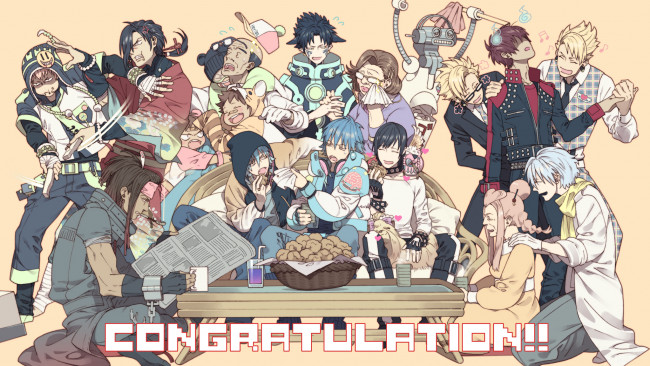 Обои картинки фото аниме, dramatical murder, dramatical, murder, aoba, ren, noiz, koujaku