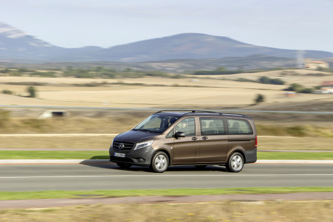 Обои картинки фото автомобили, mercedes-benz, 2014г, w639, pro, tourer, vito