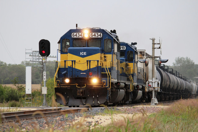 Обои картинки фото техника, поезда, состав, дорога, рельсы, локомотив, железная