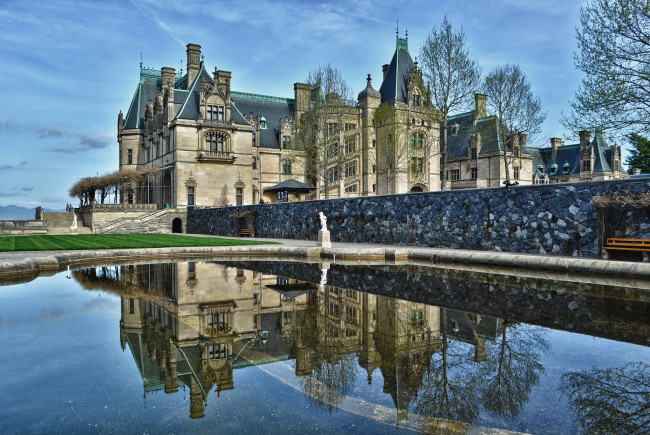 Обои картинки фото biltmore estate, города, - здания,  дома, сша, комплекс, поместье