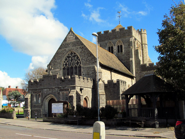 Обои картинки фото mary magdeline church, bexhill, sussex, uk, города, - католические соборы,  костелы,  аббатства, mary, magdeline, church