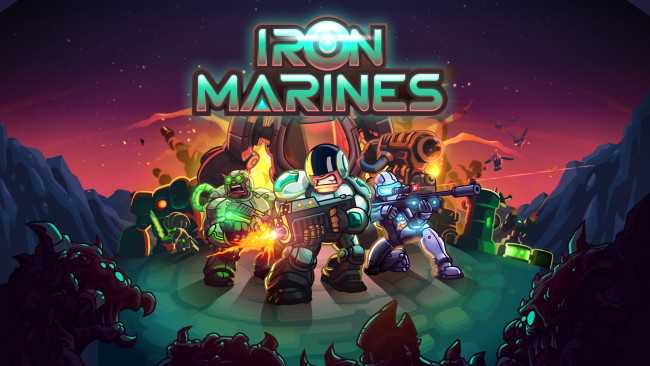 Обои картинки фото iron marines, видео игры, стратегия, мобильная, iron, marines