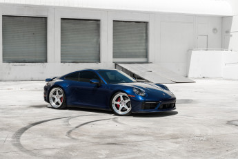 обоя porsche 911, автомобили, porsche, blue, 911, sportcar