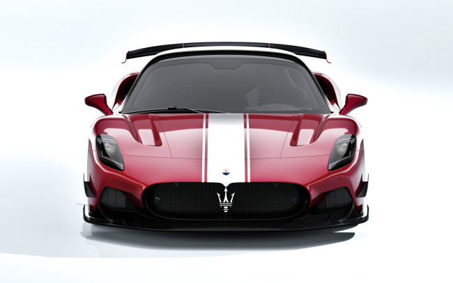 Обои картинки фото auto - car, автомобили, maserati, mc20, 2024, red, cherry