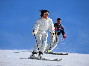 обоя спорт, лыжный