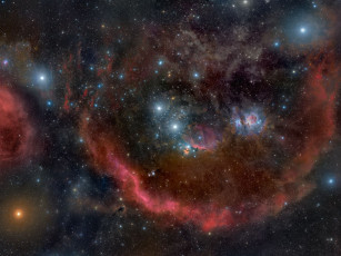 Картинка созвездие ориона космос звезды созвездия