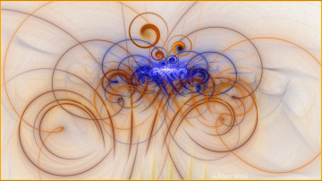 Картинка 3д графика abstract абстракции светлый узор