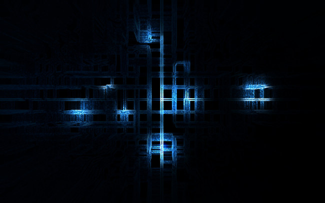 Обои картинки фото 3д, графика, abstract, абстракции, тёмный, синий, линии