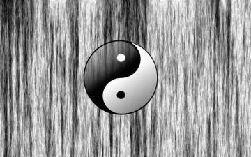 Картинка инь ян 3д графика yin yang Янь