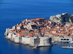 Картинка города дубровник хорватия дома море