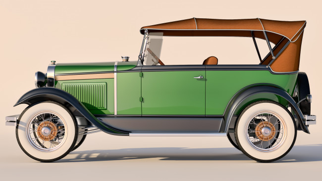 Обои картинки фото автомобили, 3д, 1930, ford