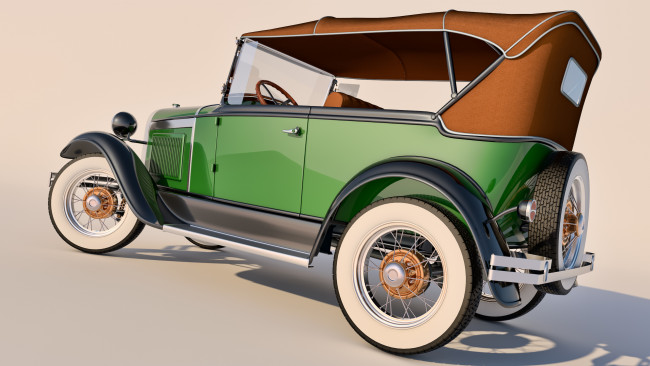 Обои картинки фото автомобили, 3д, 1930, ford