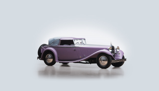 Обои картинки фото автомобили, классика, 1934г, cabriolet, par, d8s, delage, darrin, fernandez