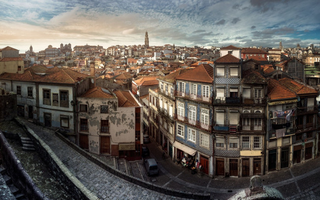 Обои картинки фото города, порту , португалия, панорама
