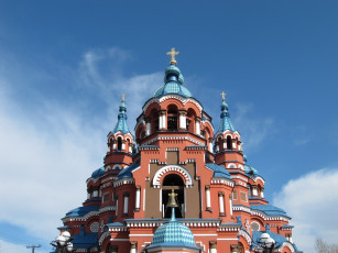 обоя казанский собор иркутск, города, - православные церкви,  монастыри, православие, россия, церковь, иркутск, казанский, собор