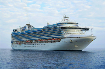 обоя emerald princess, корабли, лайнеры, лайнер, круиз