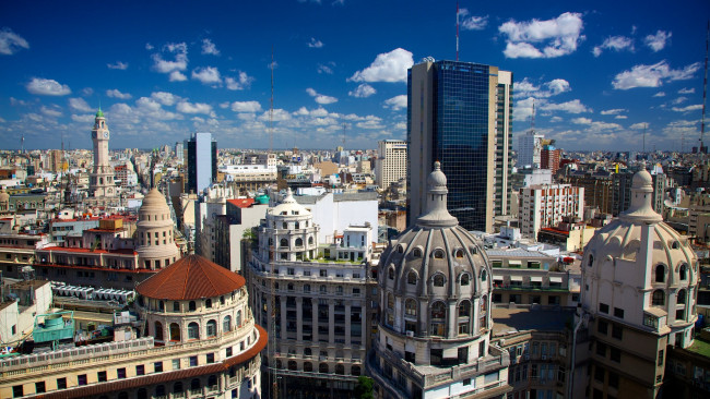 Обои картинки фото города, буэнос-айрес , аргентина, панорама