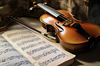 Картинка музыка -музыкальные+инструменты скрипка ноты