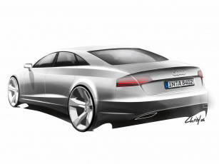 Картинка a8 2011 автомобили рисованные