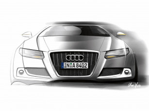 обоя a8, 2011, автомобили, рисованные