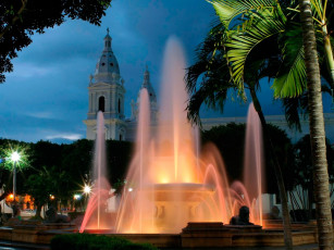 Картинка puerto rico города фонтаны