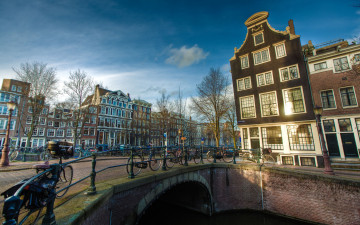 Картинка amsterdam holland города амстердам нидерланды
