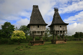 Картинка разное сооружения постройки домики соломенные крыши